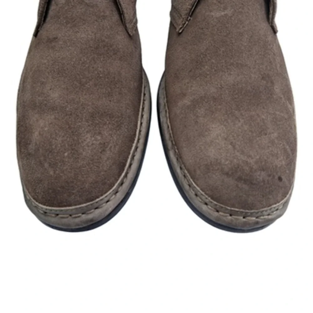 John Varvatos Chukka Boots Mens Size 10 Brown Suede Lace Up Ankle Casual